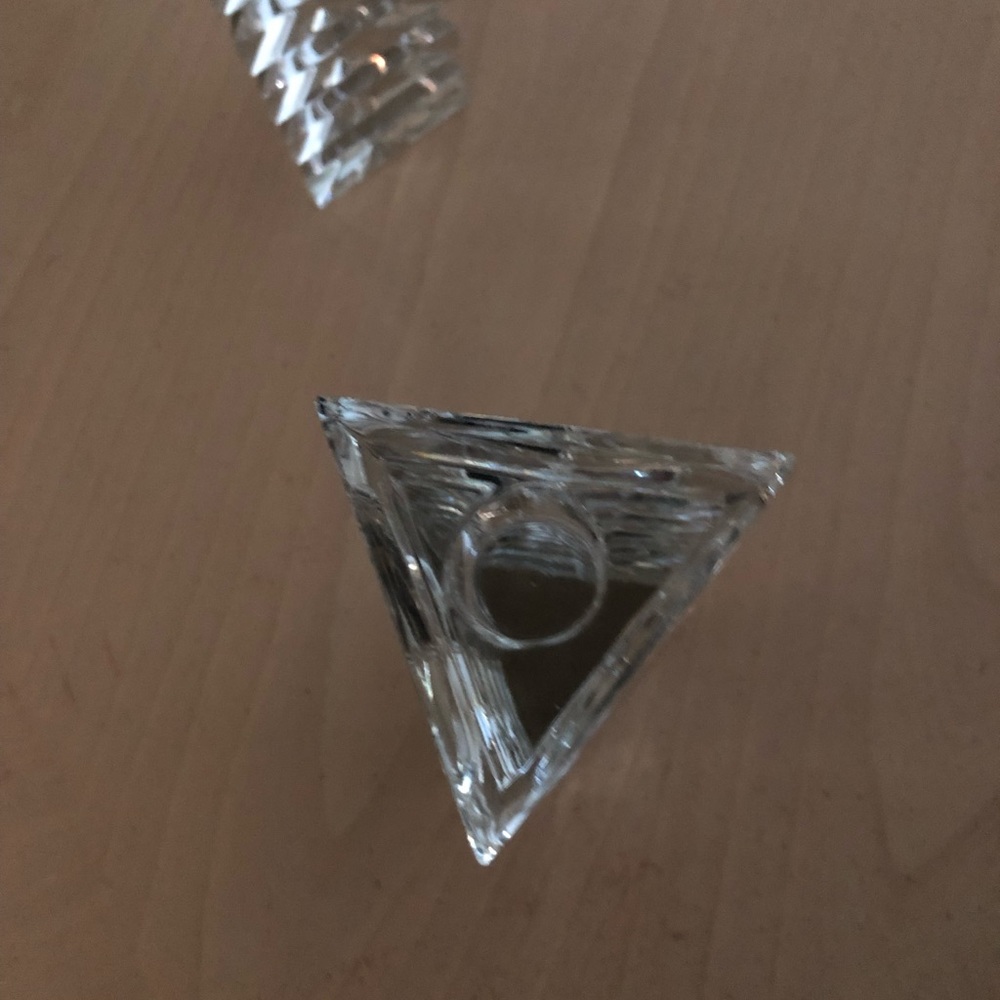 Crystal Ridel candlesticks - Picture 3 of 6